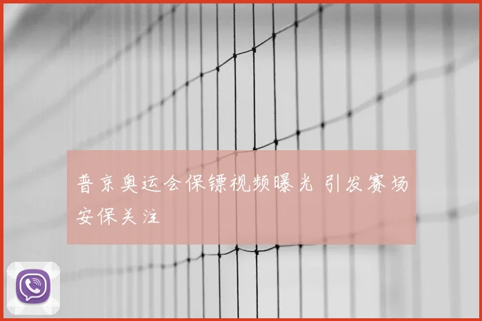 普京奥运会保镖视频曝光 引发赛场安保关注